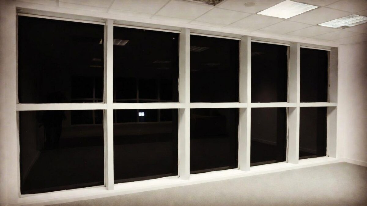 blackout window film image